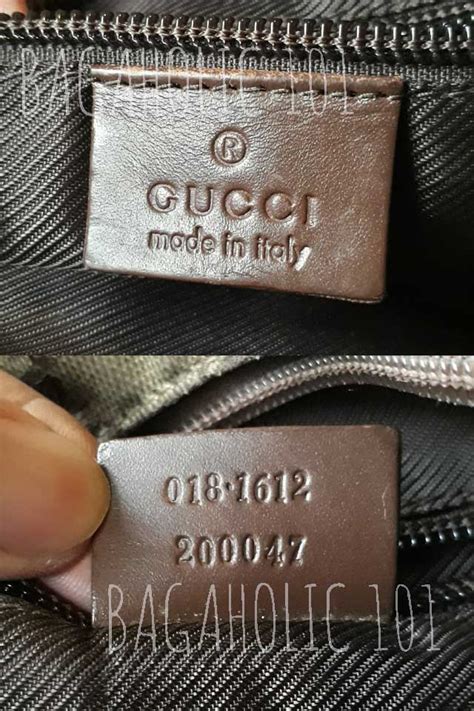 gucci bag authentication|how to authenticate vintage gucci.